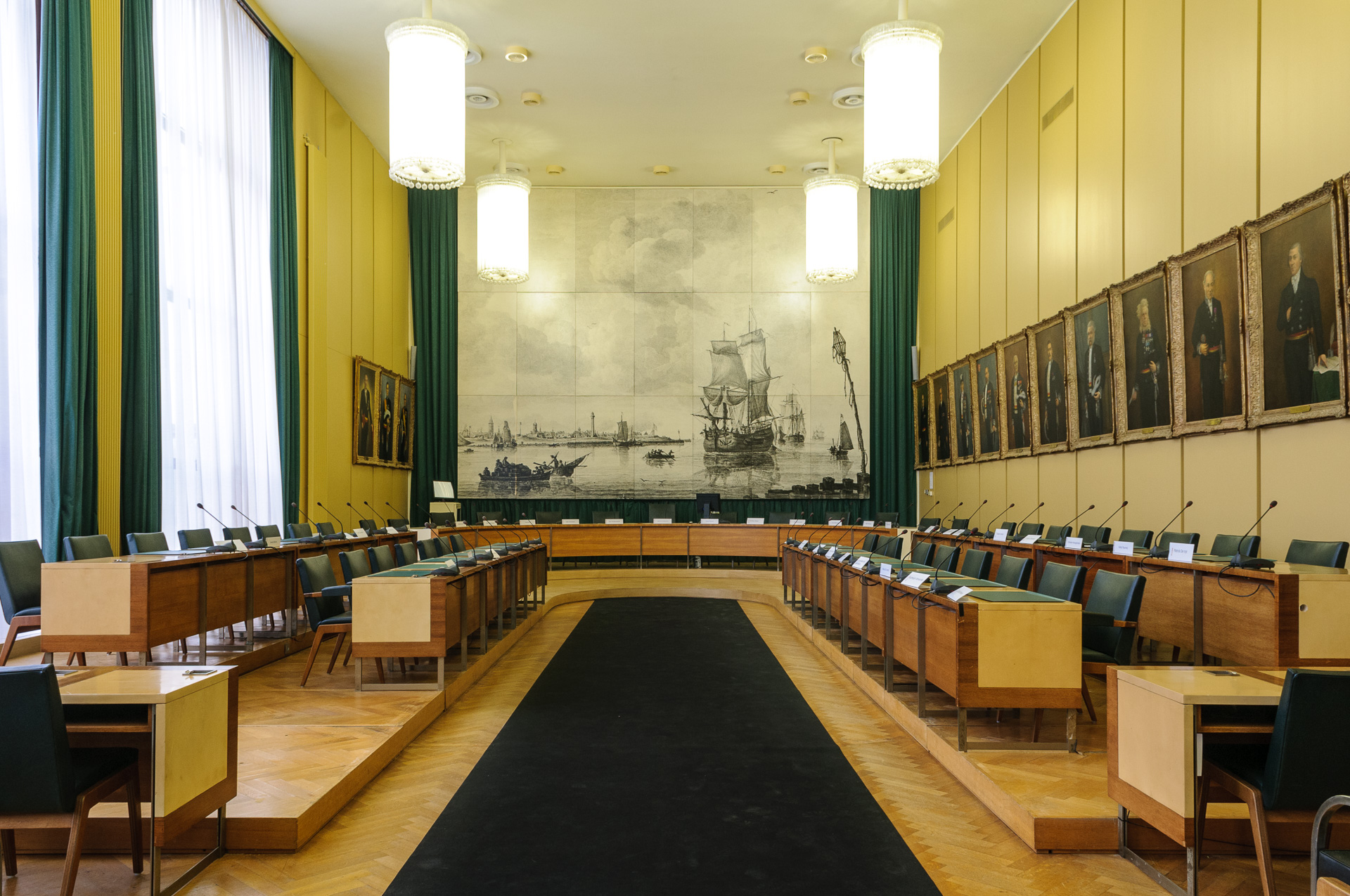 Raadzaal stadhuis Oostende
